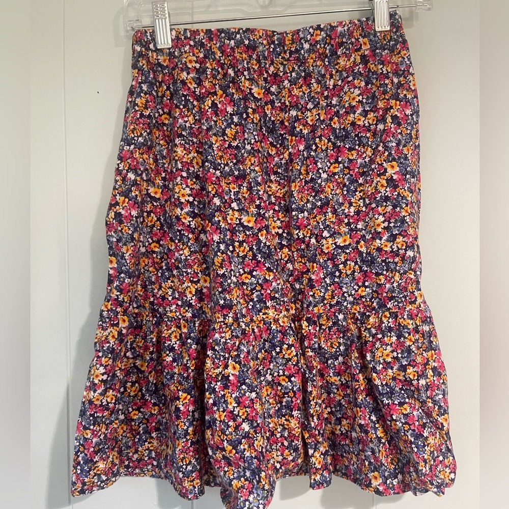 Old Navy Colorful Floral Print Skirt- large (10-12)